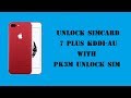 Ghép sim thủ công 7 Plus KDDI với 2 phương pháp (Unlock simcard 7 Plus KDDI with MCC+ICCID)
