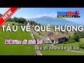 Tàu Về Quê Hương - Karaoke nhạc sống cha cha cha