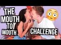 THE MOUTH TO MOUTH CHALLENGE!! | MyLifeAsEva & Caspar Lee