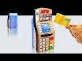 How to Make a ATM || ATM Piggy Bank From Hardboard || DIY ATM at Home