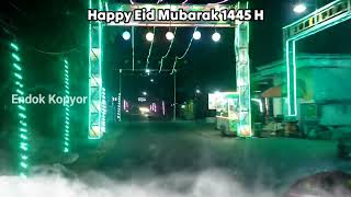 Happy Eid Mubarak 1445 H ( Takbir Keliling Bass Glerr 2024 )