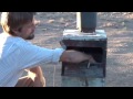 wood stove run's a generator, produces gasoline, runs a fridge and heats hot water at the same time