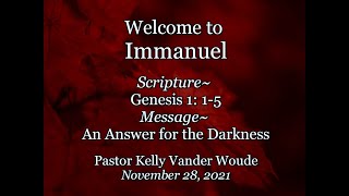 2021-11-28 Immanuel CRC Service Fort Collins