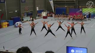 State Championship -19 - Red squad - Floor routine