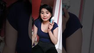 TRISHA JASH EATING ICE CREAM SO YUMMY AND COLD-Dennis Nones Rico