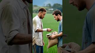 Neymar Pays Messi & Ronaldo After Farm Work