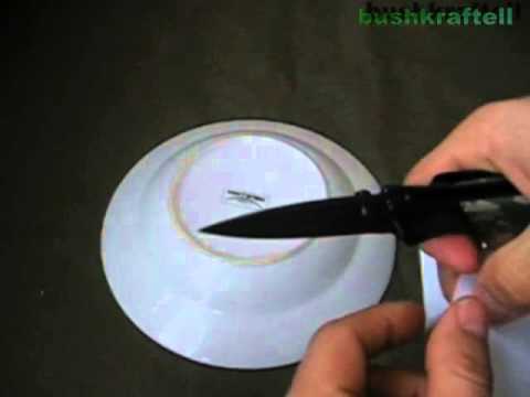 Заточка ножа подручными средствами - Sharpening a knife means at hand - YouRepeat