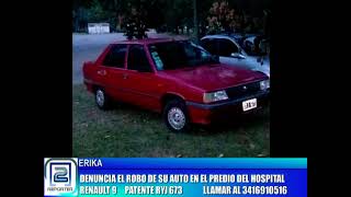 ERIKA - DENUNCIA EL ROBO DE SU AUTO DENTRO DEL PREDIO DEL HOSPITAL