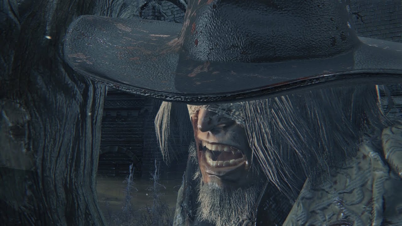 father gascoigne bloodborne vs geralt of rivia witcher father gascoigne beast form