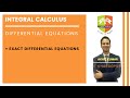 DIFFERENTIAL EQUATIONS - EXACT DIFFERENTIAL EQUATIONS