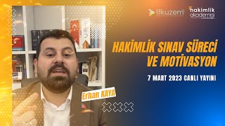 Hakimlik Sınav Süreci ve Motivasyon Canlı Yayını - Hakimlik Akademisi