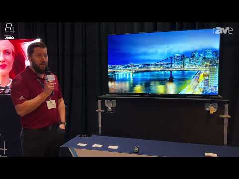 E4 Experience: Sharp NEC Showcases 4PB Series 4K Ultra HD Commercial TV