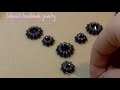Sidonia's handmade jewelry - Blue Roses Necklace - Swarovski Necklace P1