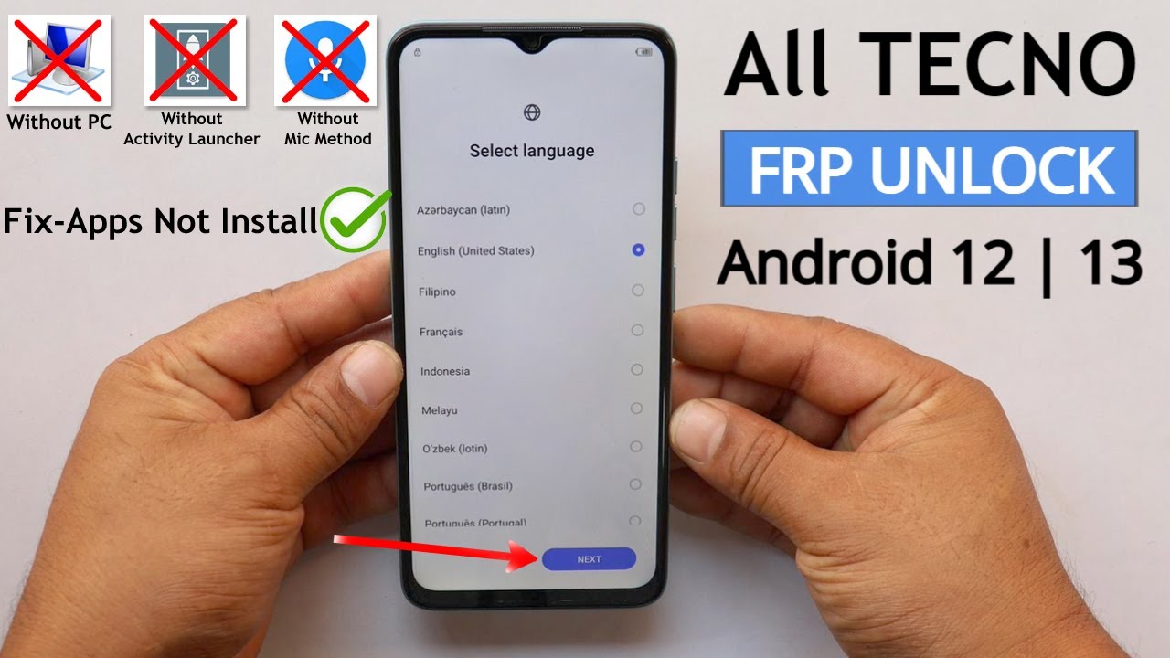 All Tecno Android 12/13 Frp Unlock | Bypass Google Ac All Tecno Android 12/13 Frp Unlock | Bypass Google Ac