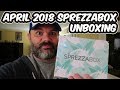 April 2018 SprezzaBox Unboxing