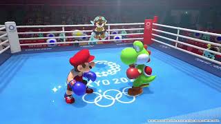 Mario And Sonic At The Tokyo Olympic Games Boxing Mario Vs Yoshi