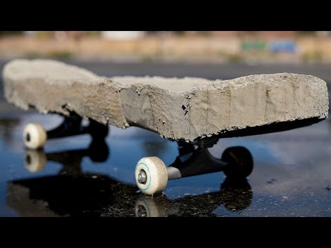 100% CONCRETE SKATEBOARD