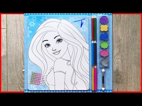 TRANG ĐIỂM TÔ SON, KẺ MẮT.. CHO BÚP BÊ BARBIE - Make up barbie doll so cute (Chim Xinh)