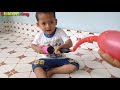 Indoor Rocket Balloon Fun and Learn Colors With Funny Color Song for Kids
