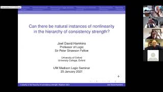Joel David Hamkins: Are there natural instances of nonlinearity in consistency strength?