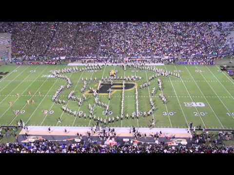 Purdue All-American Marching Band Pre-game Show 2013