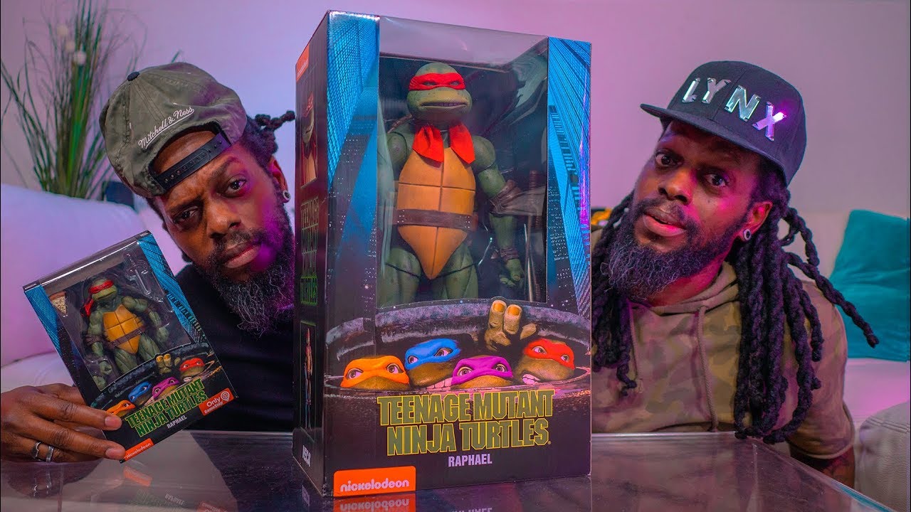 NECA TMNT GAMESTOP EXCLUSIVE RAPHAEL | MOVIE FIGURE | UNBOXING