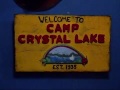 DIY Camp Crystal Lake sign video from Jhayner03 featuring Custom Jason Voorhees costume
