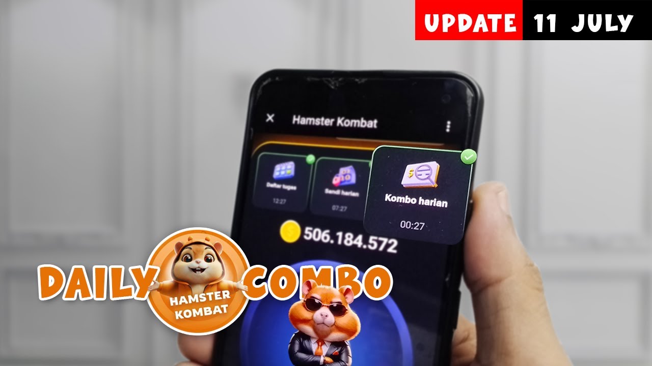 Hamster Kombat Daily Combo Today 5M Coin 11 July | Combo Hamster Kombat Daily Combo Today 5M Coin 11 July | Combo