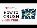 How to Crush Zoom Poker 50NL - Live Session