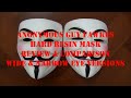 GUY FAWKES ANONYMOUS MASK HARD RESIN VERSION COMPARISON WIDE VS NARROW EYES