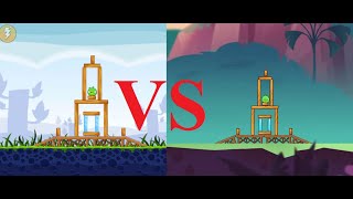 Angry Birds Classic vs Angry Birds Reloaded (full levels comparison)