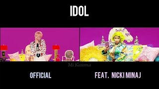 BTS - 'IDOL'  vs 'IDOL' Feat. Nicki Minaj