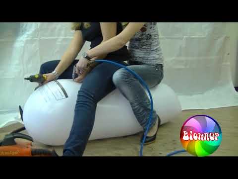 Надувная Подушка с Фаллосом и Вибрацией - Inflatable Luv Log черная для новых чувств