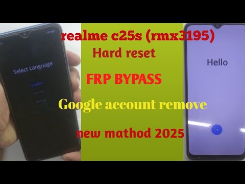 realme c25s (RMX3195) hard reset ! Frp bypass ! Google realme c25s (RMX3195) hard reset ! Frp bypass ! Google