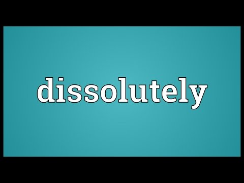 Header of dissolutely