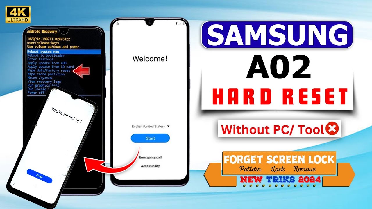 How to Unlock Samsung Galaxy A02 Phone Forgot Password How to Unlock Samsung Galaxy A02 Phone Forgot Password