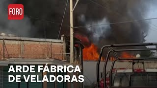Incendio En Fábrica De Veladoras En San Martín Texmelucan, Puebla - Estrictamente Personal