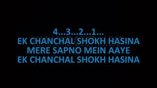 Ek Chanchal Shokh Hasina Karaoke Abhijeet Baaghi