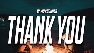 Watch David Kushner Thank You video