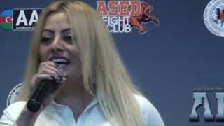 Aygun Aydin Singer Openi̇n Ceremony Afc - Ased Fighting Championship Series 2 Face To Face