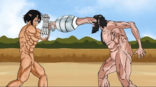 If Eren Yeager Vs Grisha Yeager . Attack On Titan Animation. Drawing Cartoon 2.