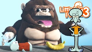 Littlebigplanet 3 - Squidward Got Killed By A Gorilla Spongebob Deathrun - Ps4