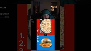 Caseoh Does Would You Rather & Ranking Food