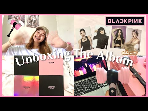 แกะกล่อง 💽 The Album #BLACKPINK 🖤💖 พร้อมรีวิวแท่งไฟ 2 version!! 🥰