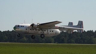 Nord N-2501F-3 Noratlas Ankunft Arrival At Ila 2014 Berlin
