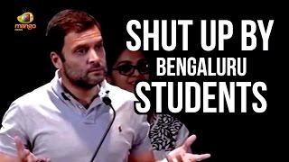 Rahul Gandhi Made To Shut Up By Bengaluru Students | Rahul Quiz Backfires Rahul Gandhi Made To Shut Up By Bengaluru Students | Rahul Quiz Backfires