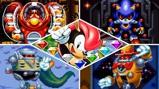 Sonic Mania Plus - SUPER MIGHTY VS ALL BOSSES! (Switch, Xbox One, PS4, PC)