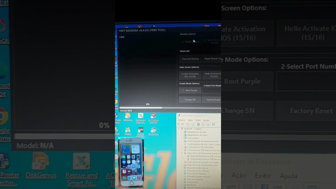 Unlocking iPhone Via Ramdisk Successfully Done. Unlocking iPhone Via Ramdisk Successfully Done.