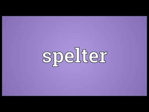 Header of spelter