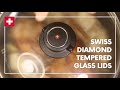 Swiss Diamond Tempered Glass Lids - The last Cookware Covers you'll need.  Heat safe to 500F (260C)